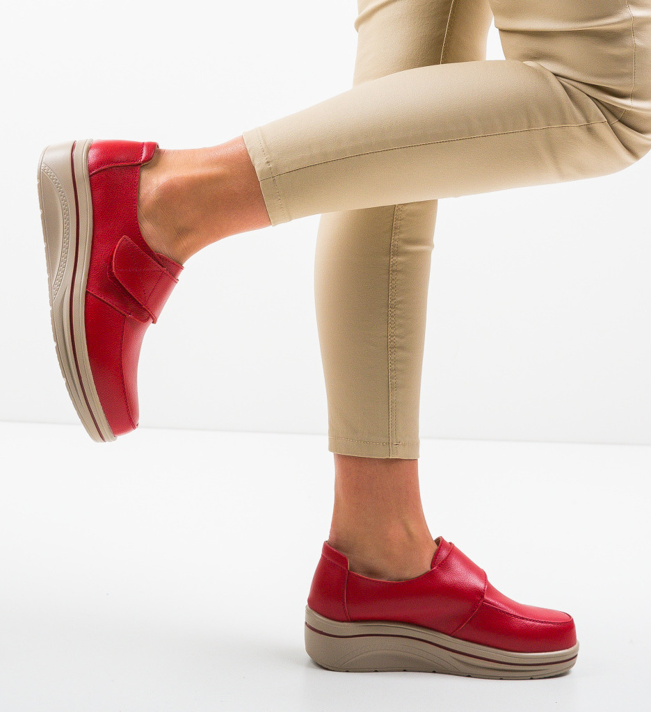 Pantofi Sport Hausberg Rosii - Confort și Stil - imagine 3