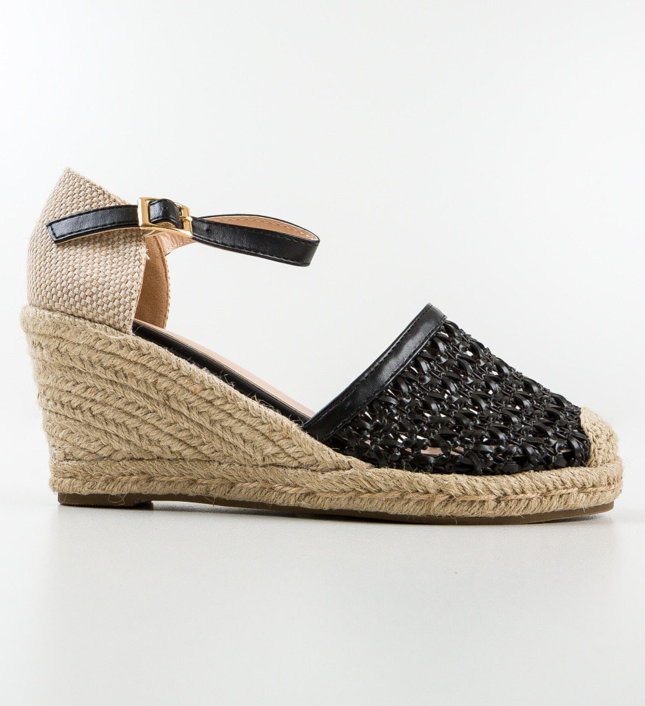 Sandale Platforme Mali Negre - Eleganță și Stil - imagine 8