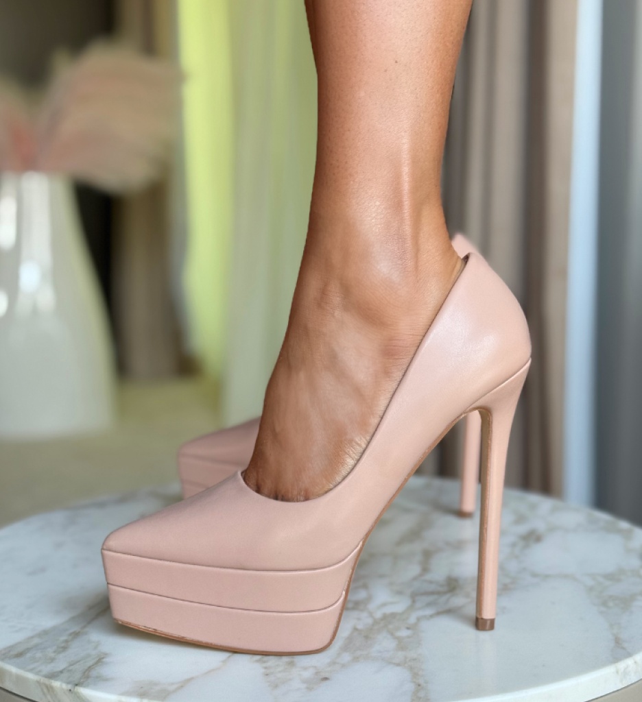 Pantofi Heath Nude 3 | Eleganță și Stil - imagine 2