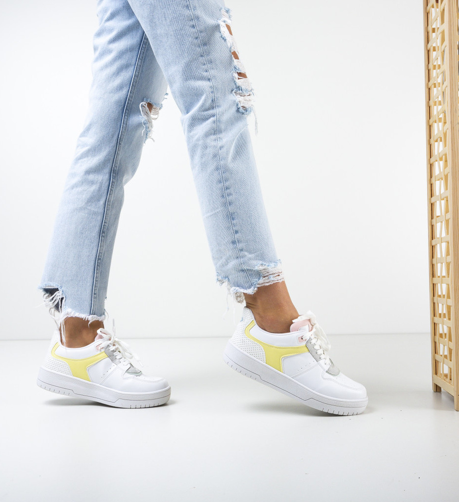 Pantofi Sport Tabaha Galbeni | Confort și Stil - imagine 2