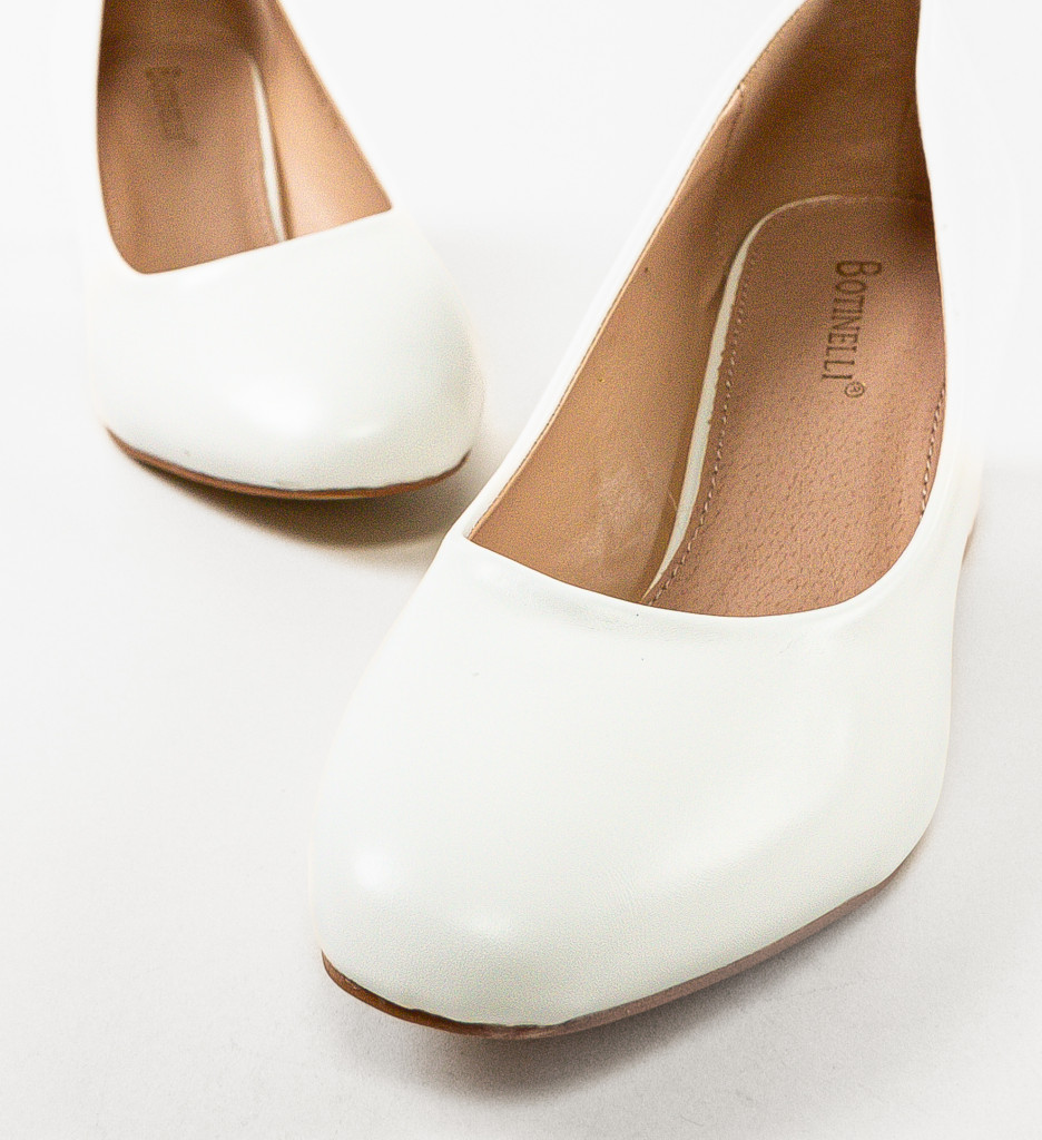 Pantofi Dama Isobe Albi | Eleganță și Stil - imagine 5