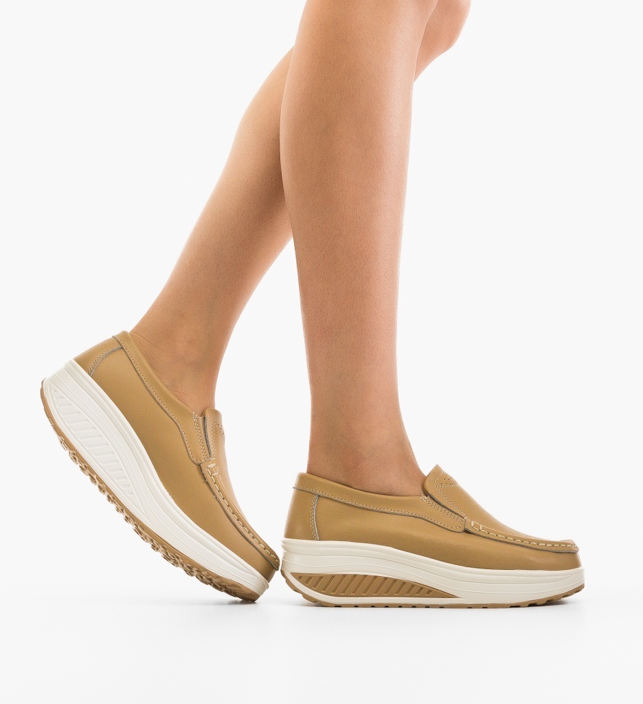 Pantofi Casual Eliot Bej - Confort și Stil