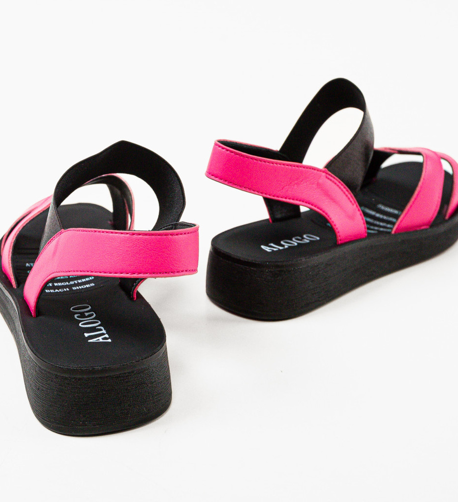 Sandale Dama Brina Fuchsia - Eleganță și Confort - imagine 7