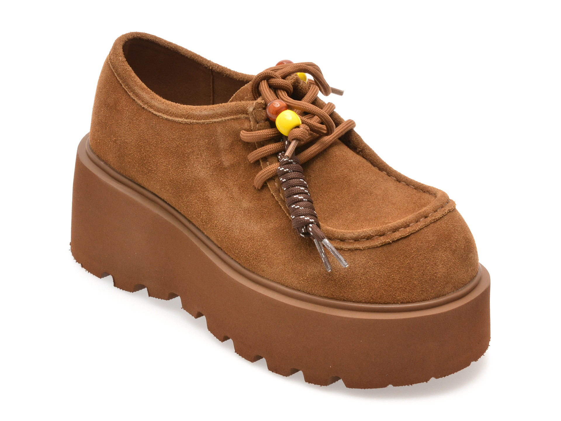 Pantofi Gryxx Piele Întoarsă Maro Casual