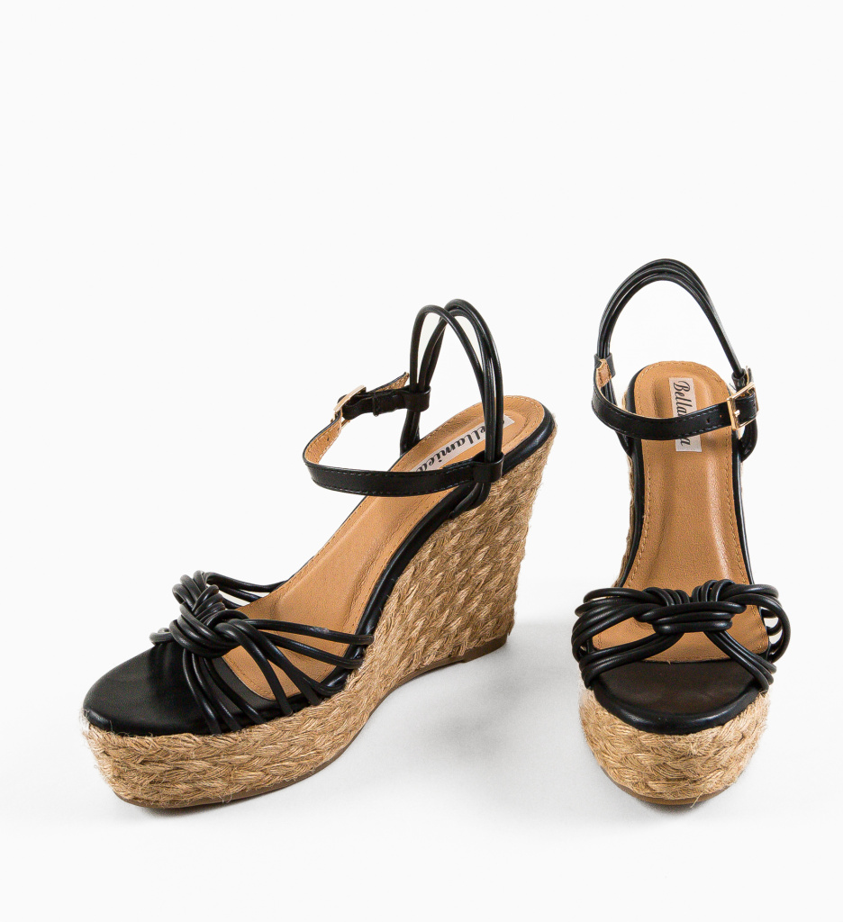 Sandale Platforme Miller Negre | Stil si Confort - imagine 8