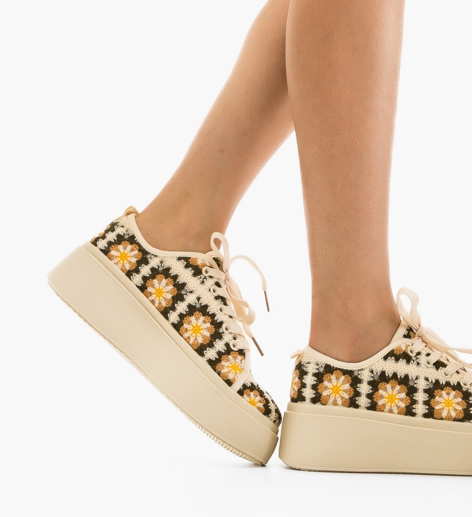Sneakers Dama Verzi Maxima | Confort și Stil - imagine 2