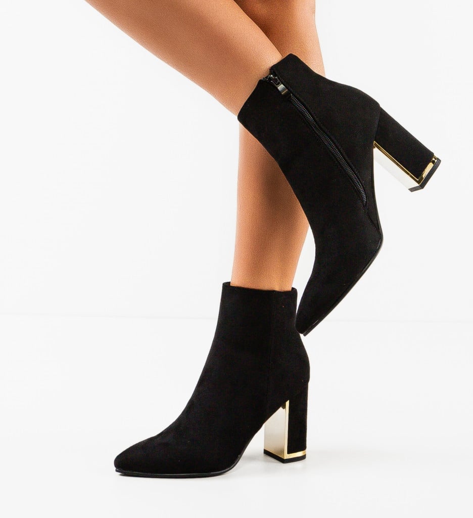 Botine Dama Avant Negre - Eleganță și Confort - imagine 5