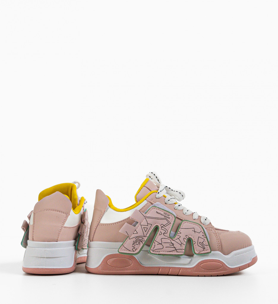 Sneakers Dama Kamal Roz - Confort și Stil - imagine 7