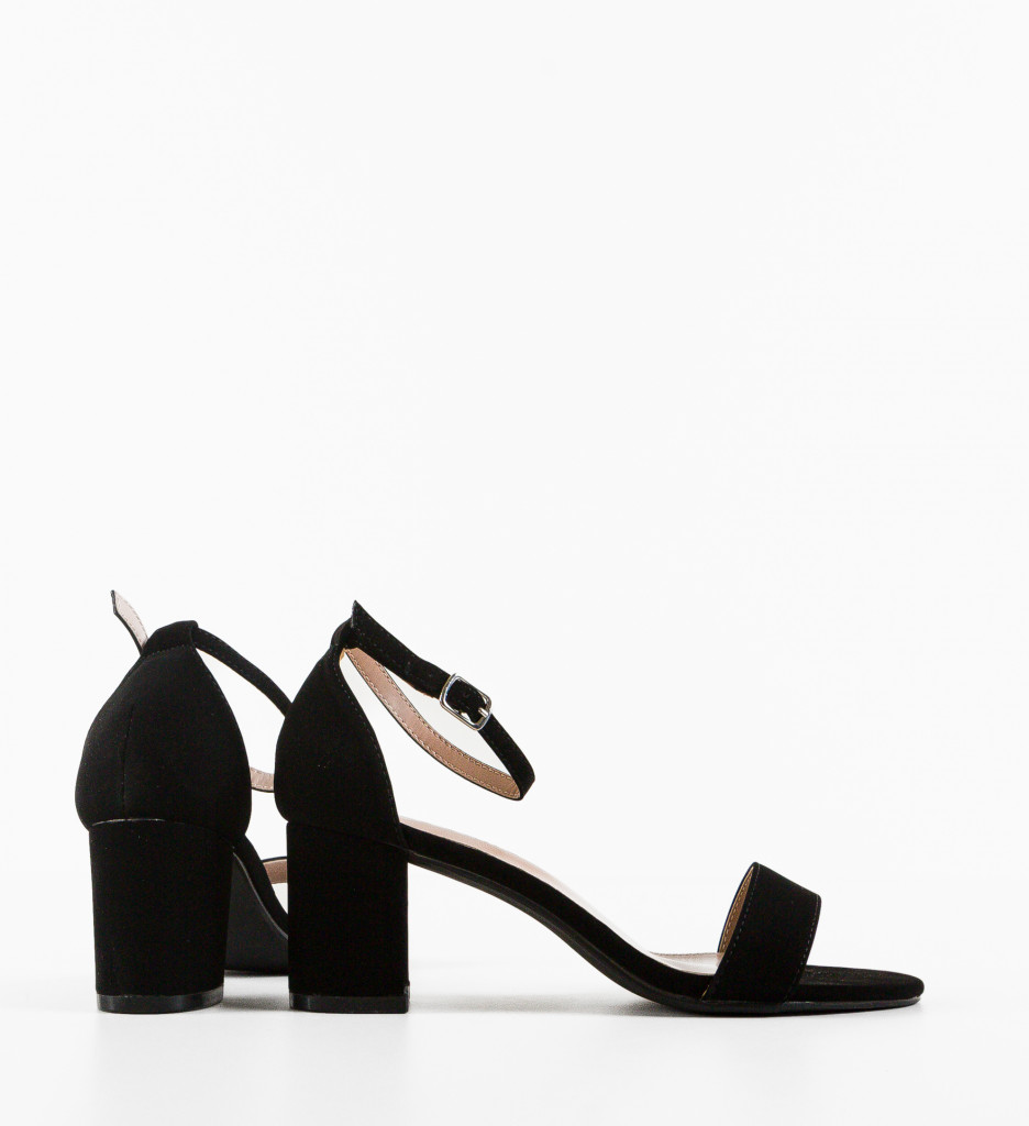 Sandale cu toc Leire Negre - Eleganță maximă - imagine 5
