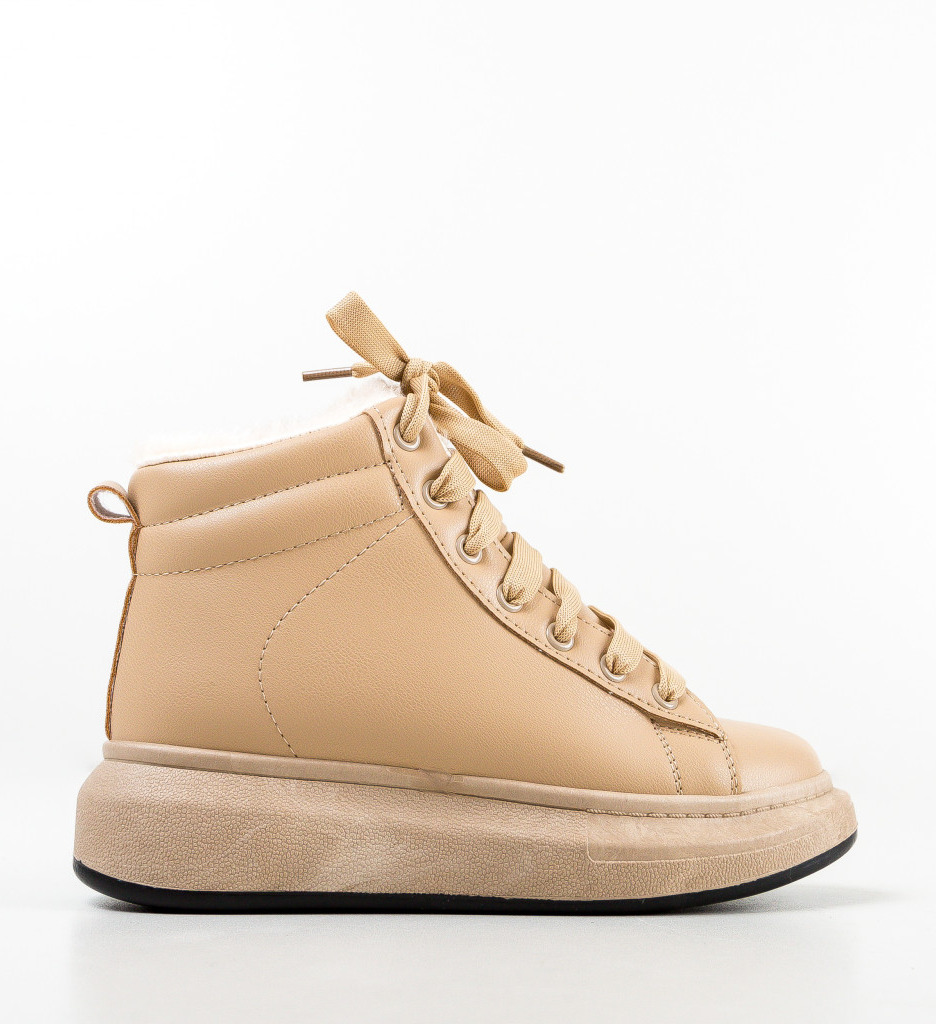 Pantofi Sport Misterlava Camel - Confort & Stil - imagine 5