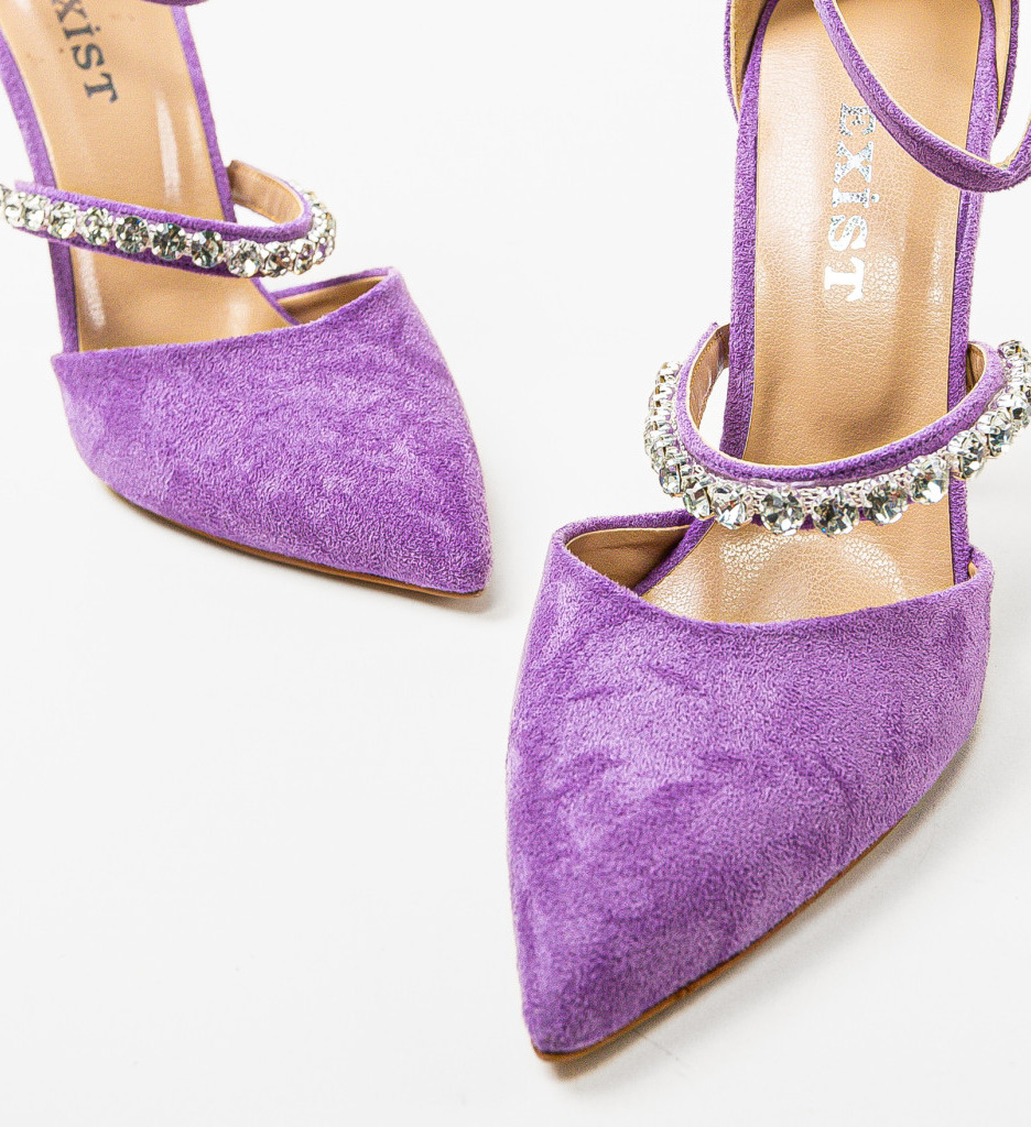 Pantofi Rufus Mov - Eleganță și Stil Feminin - imagine 3