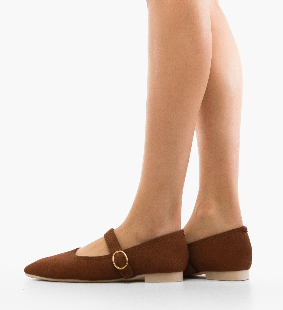 Balerini dama Brek Camel - Confort și Stil - imagine 3