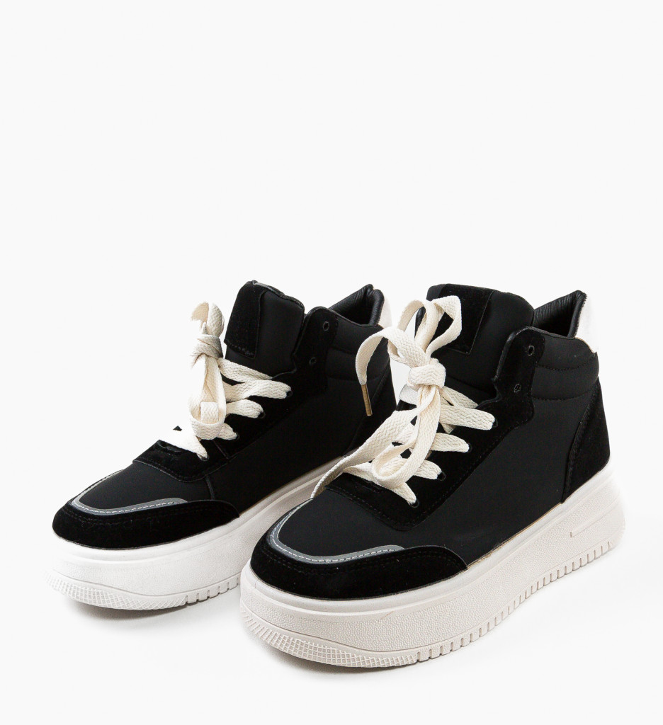 Sneakers Dama Negri Sedio | Confort Zilnic - imagine 3