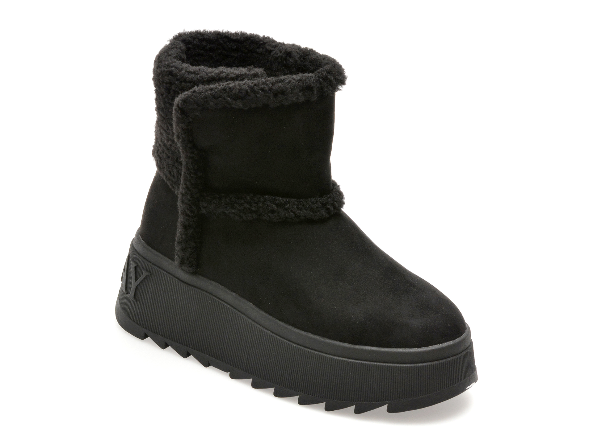 Ghete Replay Negre Textil Slip-On