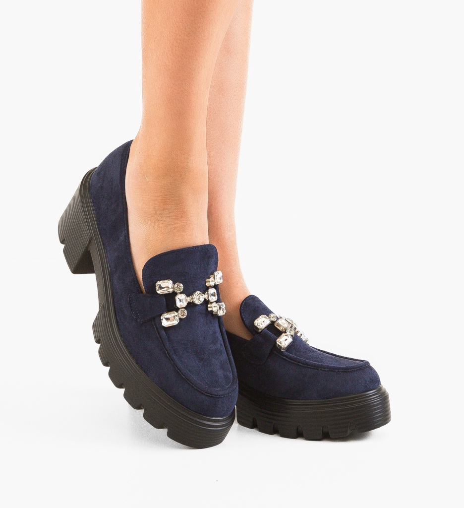 Pantofi Casual Dama Khursh Bleumarin | Confort & Stil - imagine 5