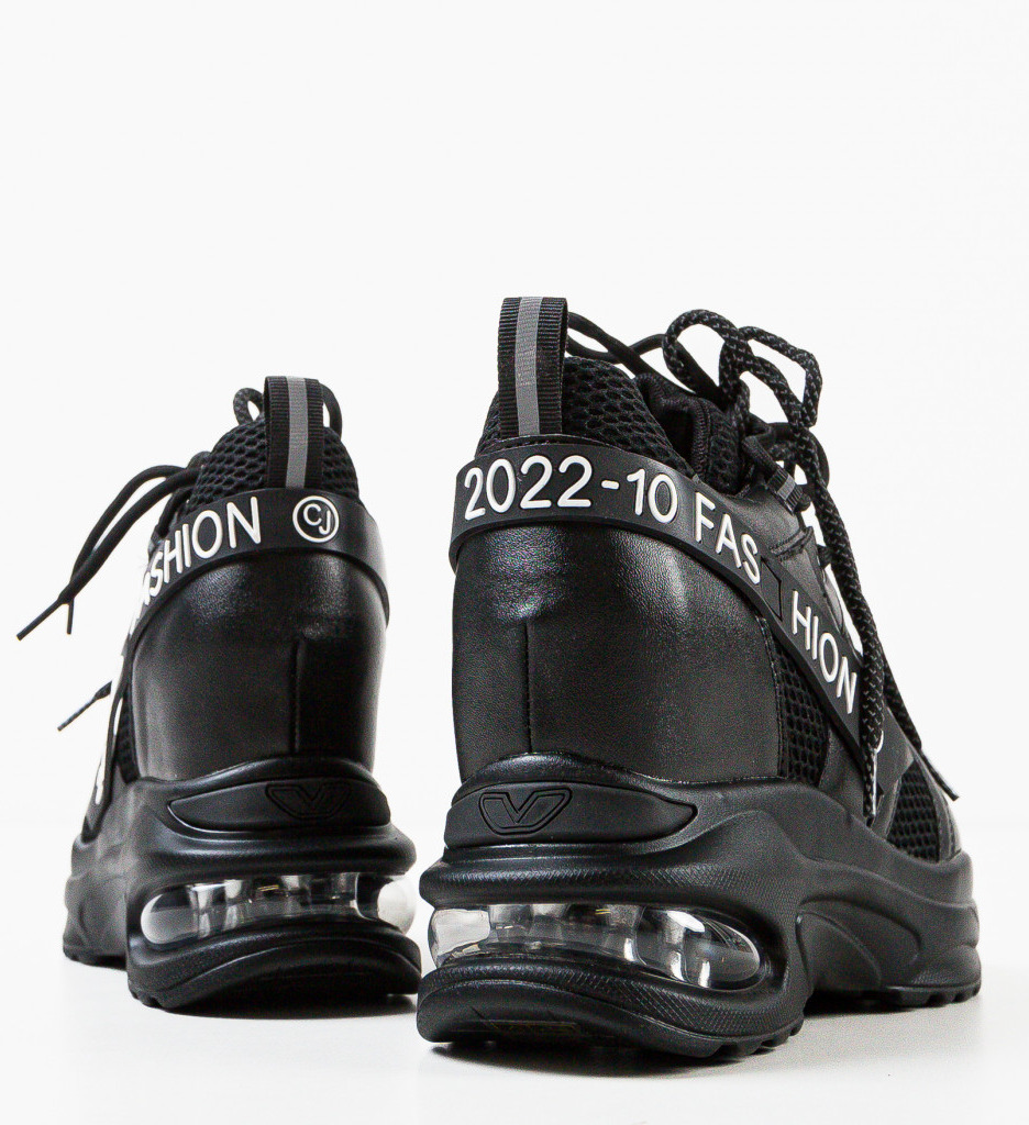 Sneakers Dama Letigo Negri - Confort și Stil - imagine 5