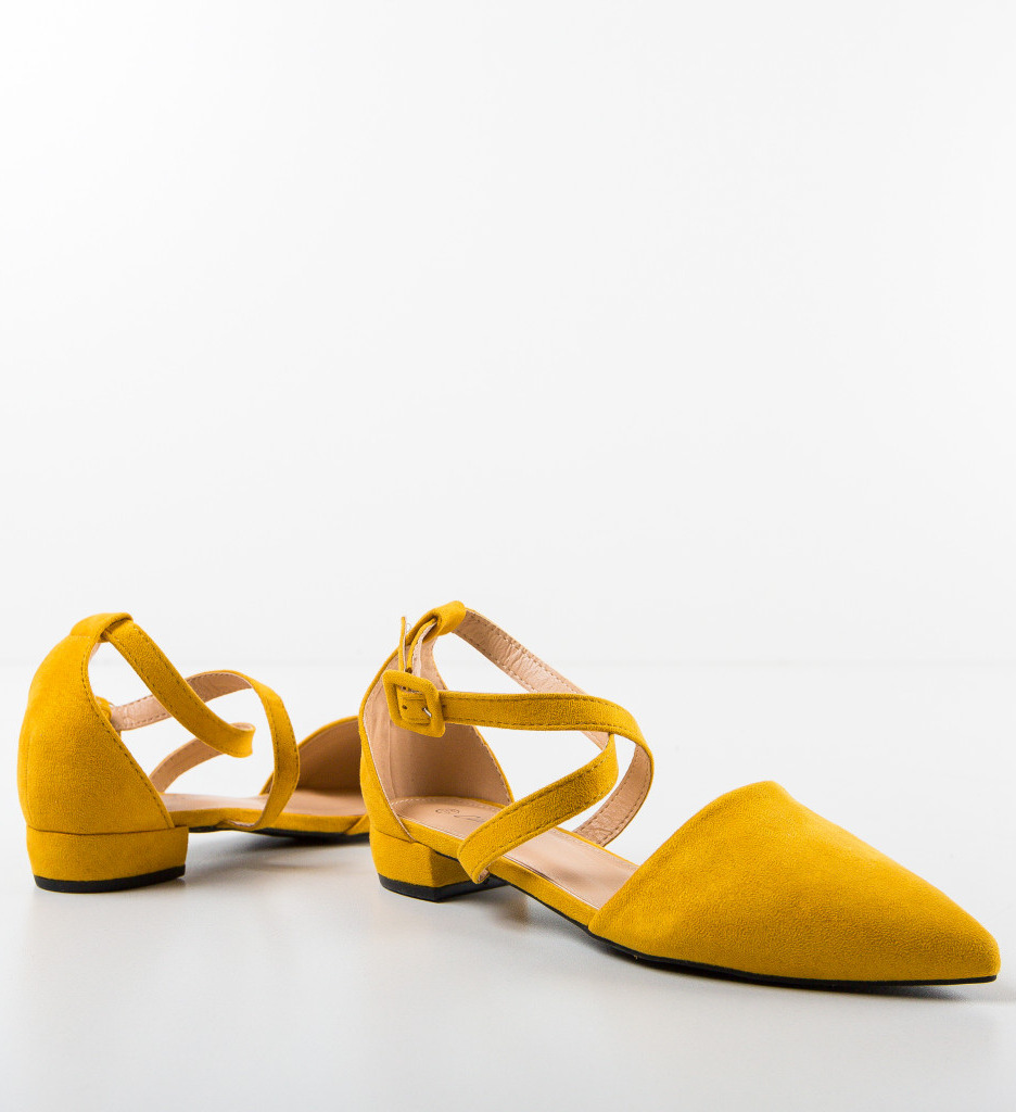 Balerini Dama Ewen Galbeni | Confort Zilnic - imagine 8