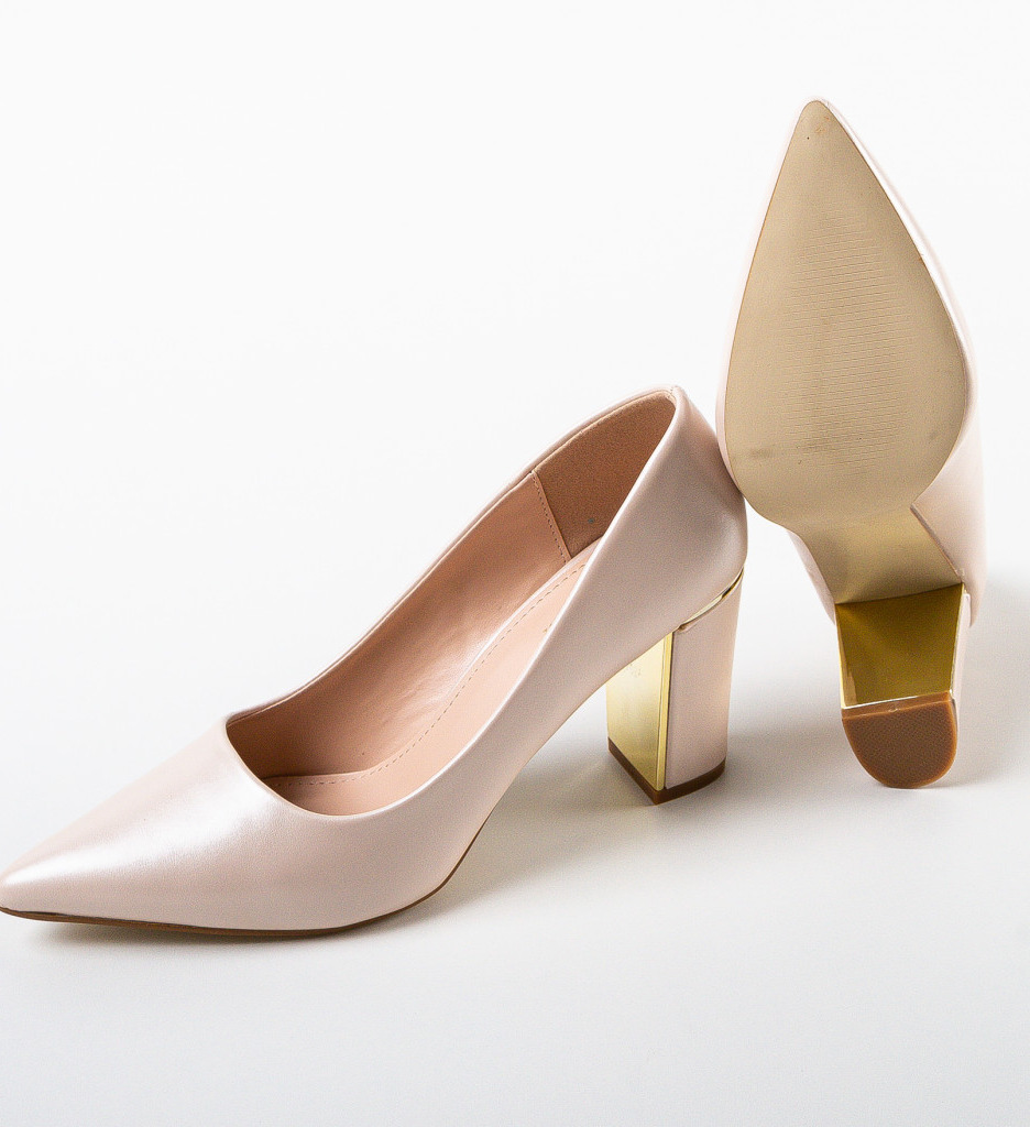 Pantofi Sherman Nude - Eleganță și Stil - imagine 8