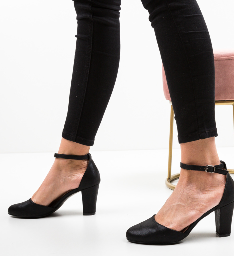 Pantofi Terp Negri | Eleganță și Stil - imagine 5