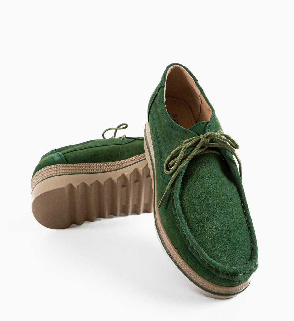 Pantofi Casual Sagrio Verzi - Confort și Stil - imagine 6