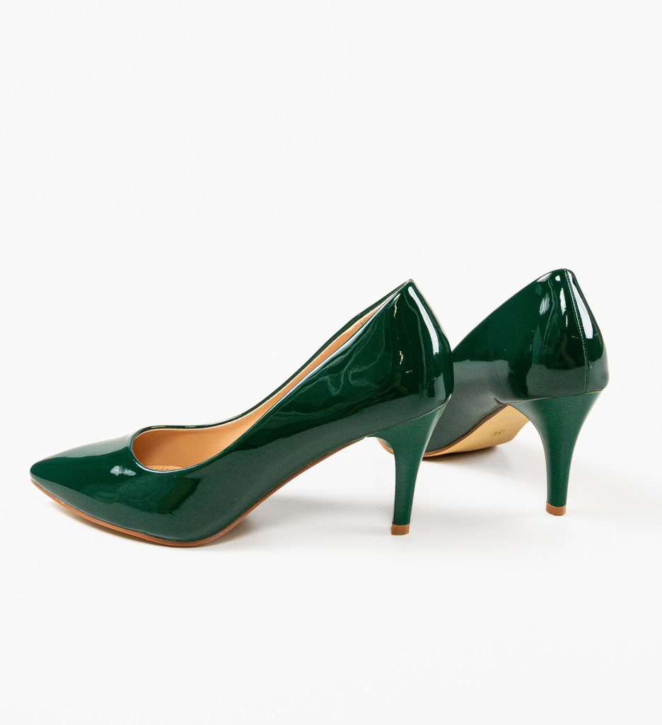 Pantofi Dama Verzi cu Toc | Stil și Eleganță - imagine 5