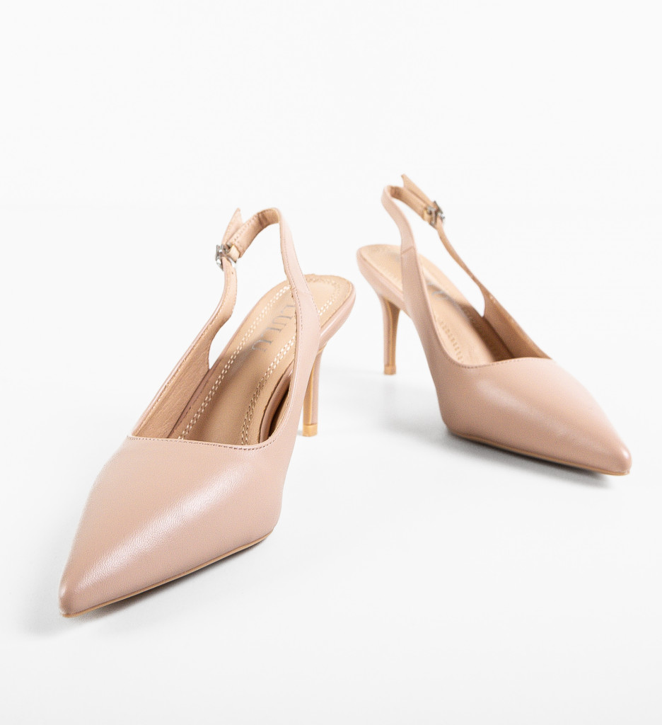 Pantofi Leroy Nude | Eleganță și Stil - imagine 9