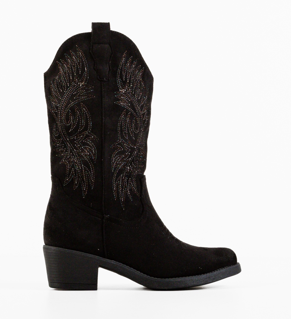 Botine Dama Letty Negre - Eleganță și Confort - imagine 4