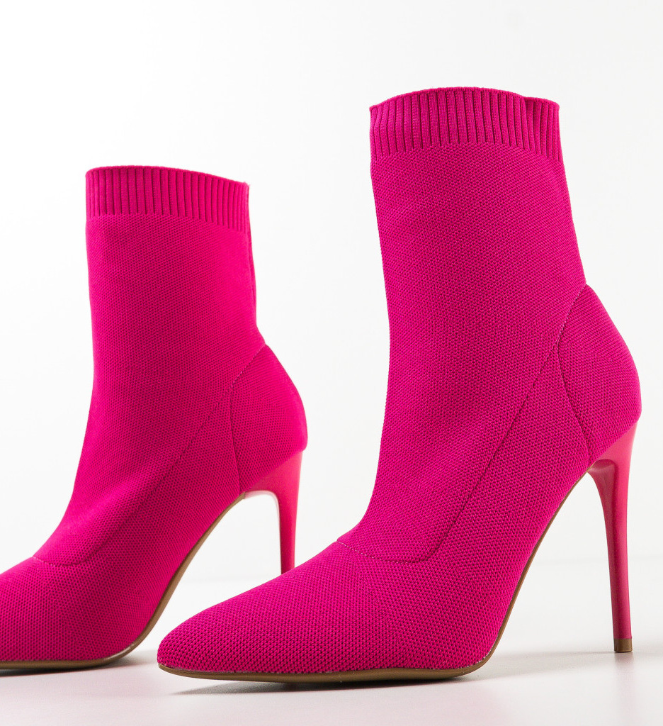 Botine Gluty Fuchsia | Stil și Confort - imagine 7