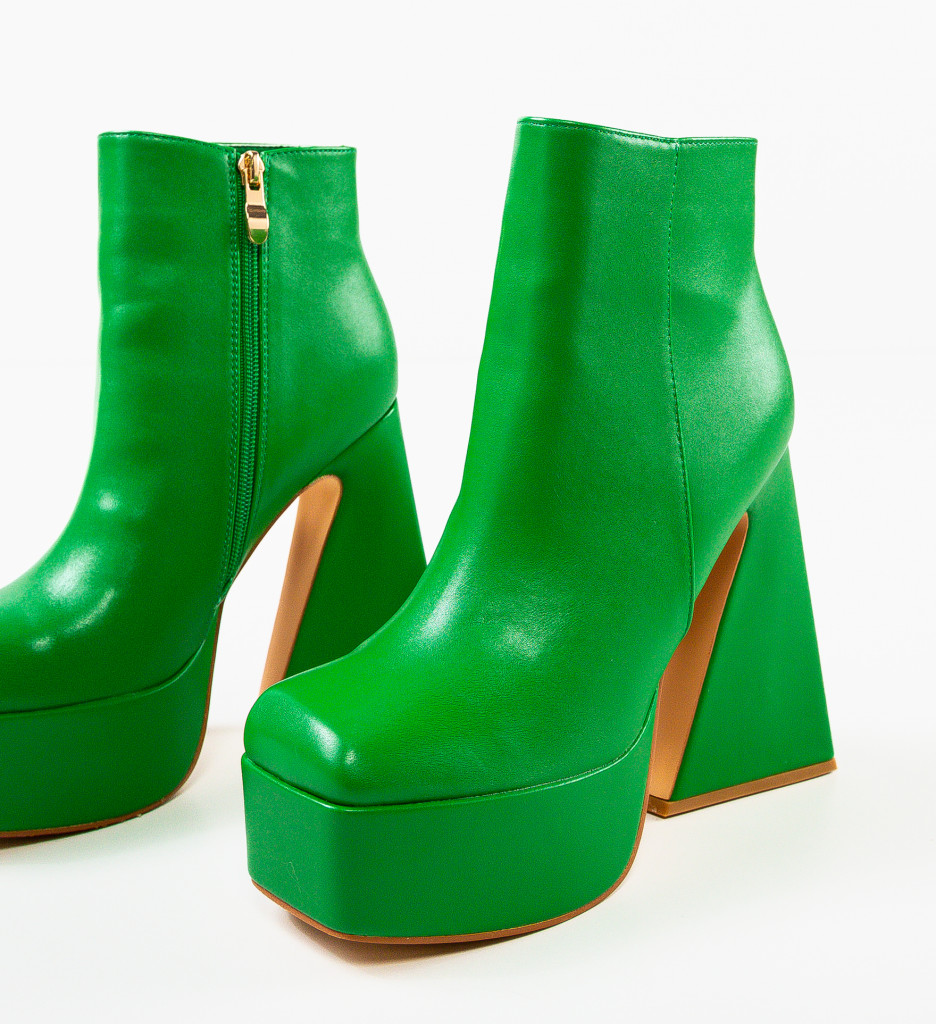 Botine Dama Verzi - Eleganță și Confort