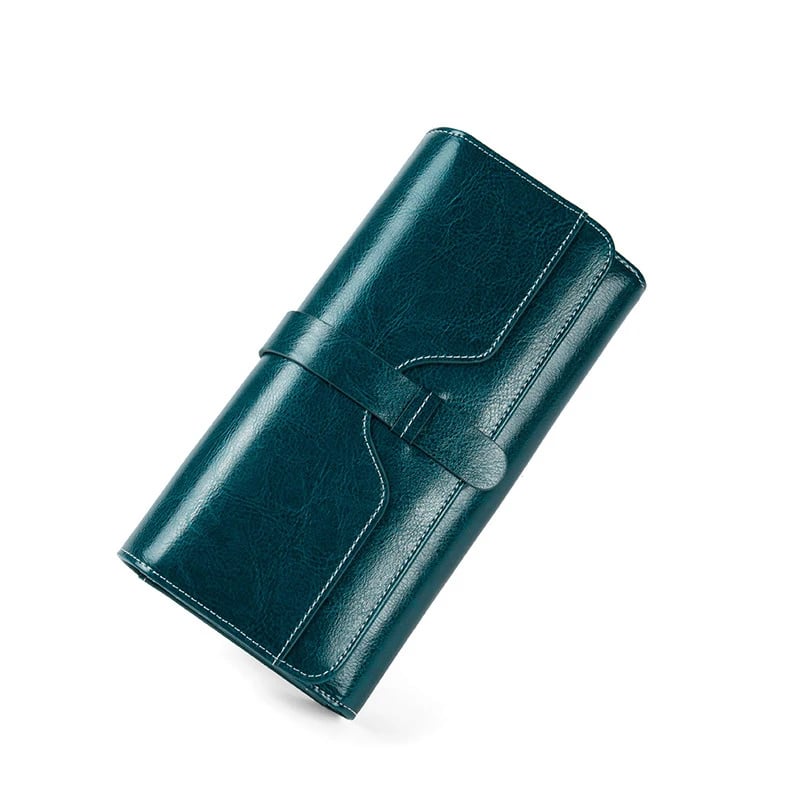 Delis Alzira PT1246 - Portofel Piele Naturală Turcoaz