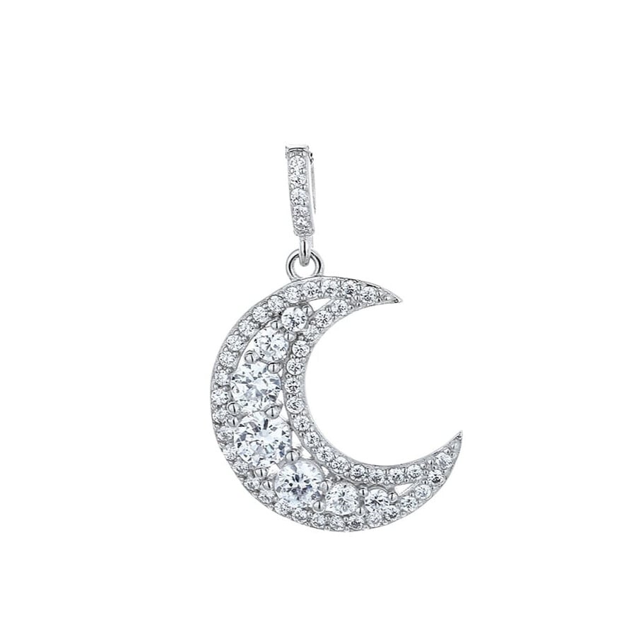 Pandantiv Argint Semilună Delis | Eleganță Modernă