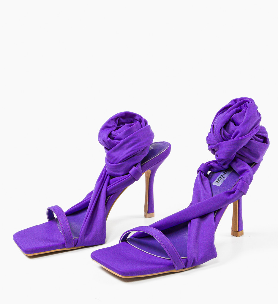 Sandale cu Toc Septembe Mov - Eleganță și Stil - imagine 7