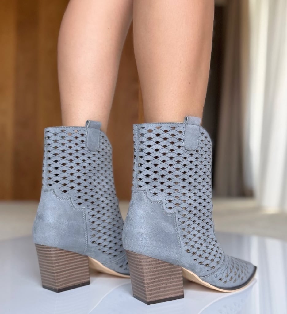 Botine Dama Albastre Syon - Eleganță și Confort - imagine 4