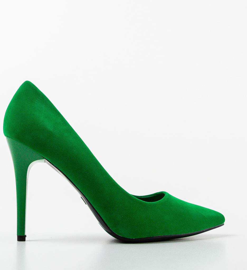Pantofi Toc Karam Verzi | Eleganță Asigurată - imagine 4