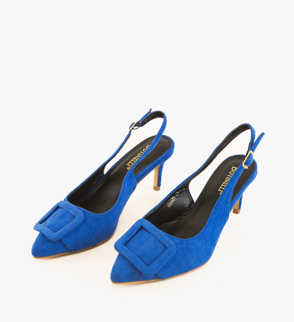 Pantofi toc Luleo albastri - Eleganță la fiecare pas - imagine 6