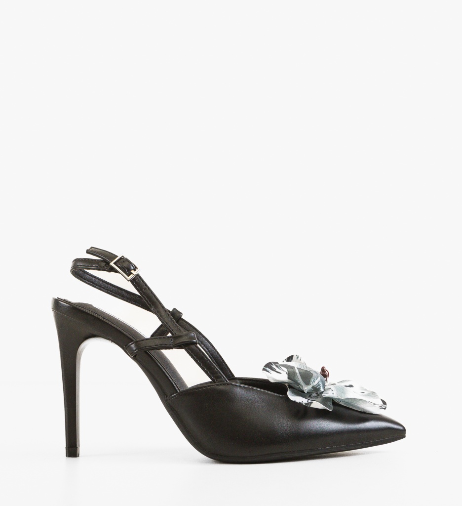 Pantofi dama Ishaq Negri cu toc elegant - imagine 6