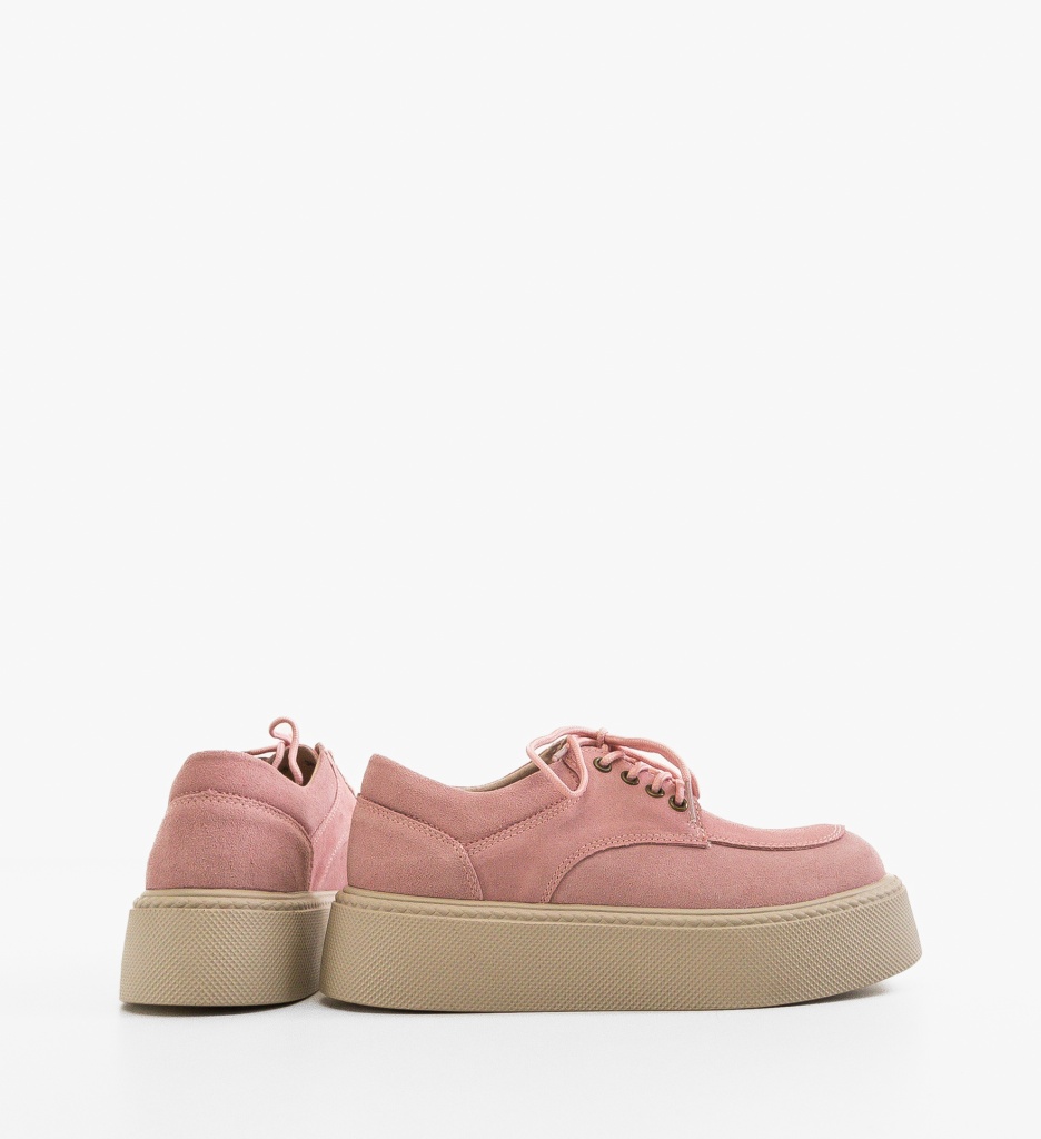 Sneakers Dama Sweep Roz - Confort si Stil Modern - imagine 3