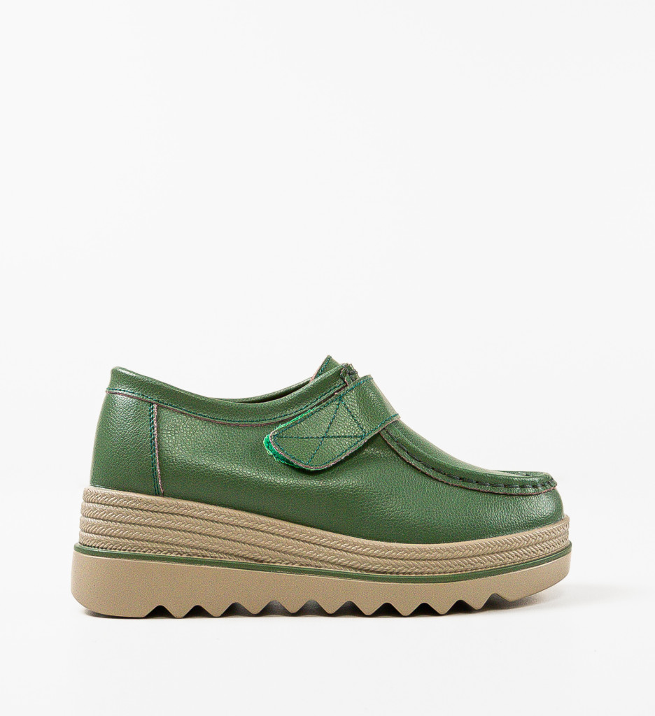 Pantofi Casual Verzi Straif - Confort și Stil - imagine 4
