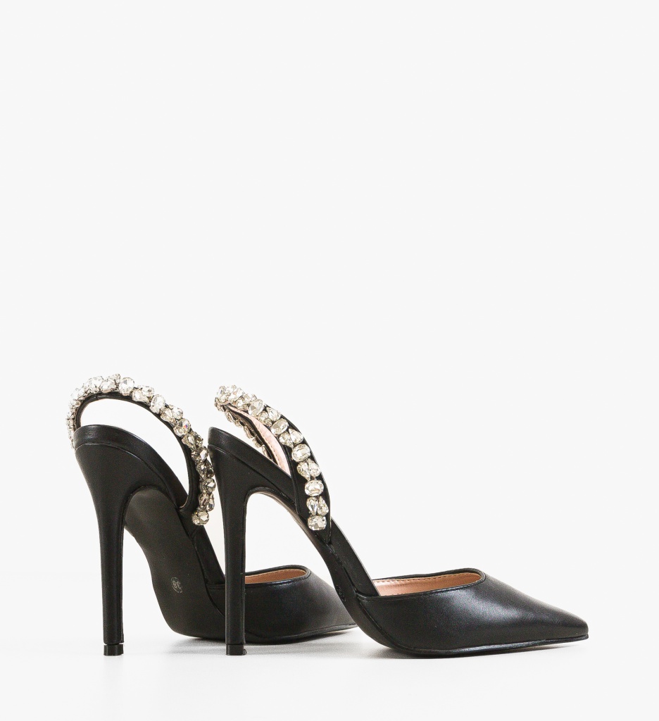 Pantofi Havenot Negri Eleganți cu Toc - Stil Refined - imagine 11