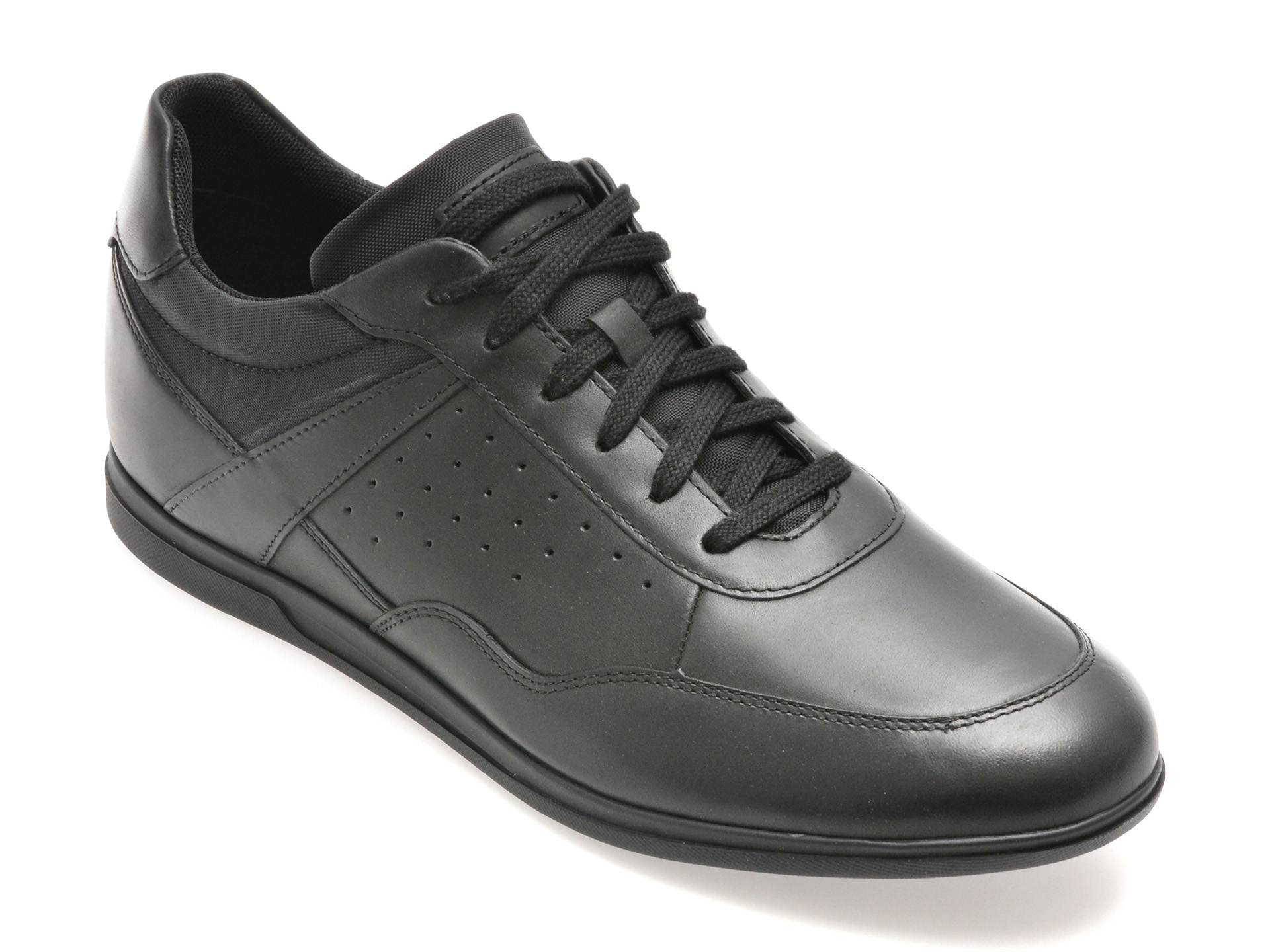 Pantofi Sport Geox Negri din Piele Respirabilă