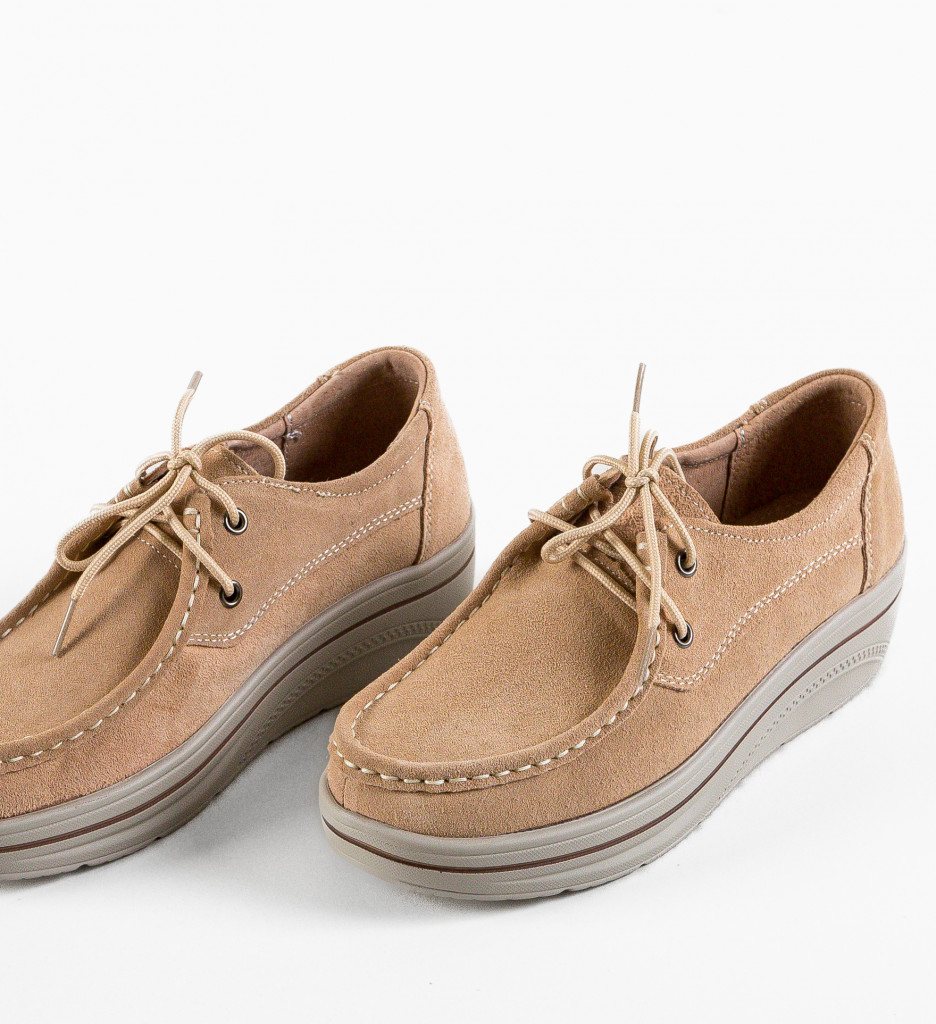 Pantofi Auron Bej | Confort & Stil Casual - imagine 6