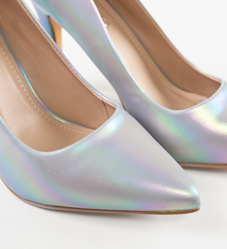 Pantofi cu toc Walt Gri | Eleganți și Confortabili - imagine 7