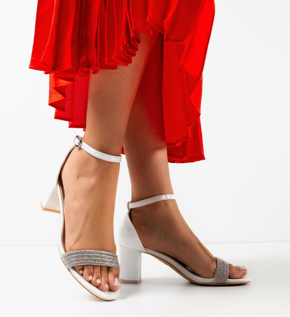 Sandale Ward Argintii - Eleganta si Stil - imagine 2