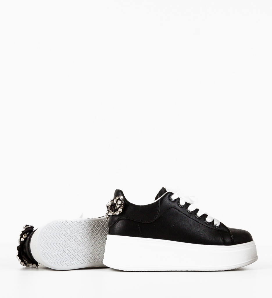 Sneakers Dama Wilkins Negri | Confort & Stil - imagine 5
