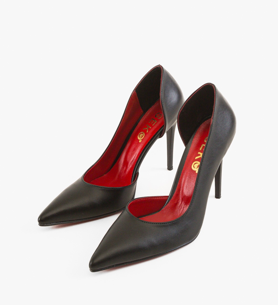 Pantofi Stiletto Dama Jenba Negri - Eleganță Maximă - imagine 5