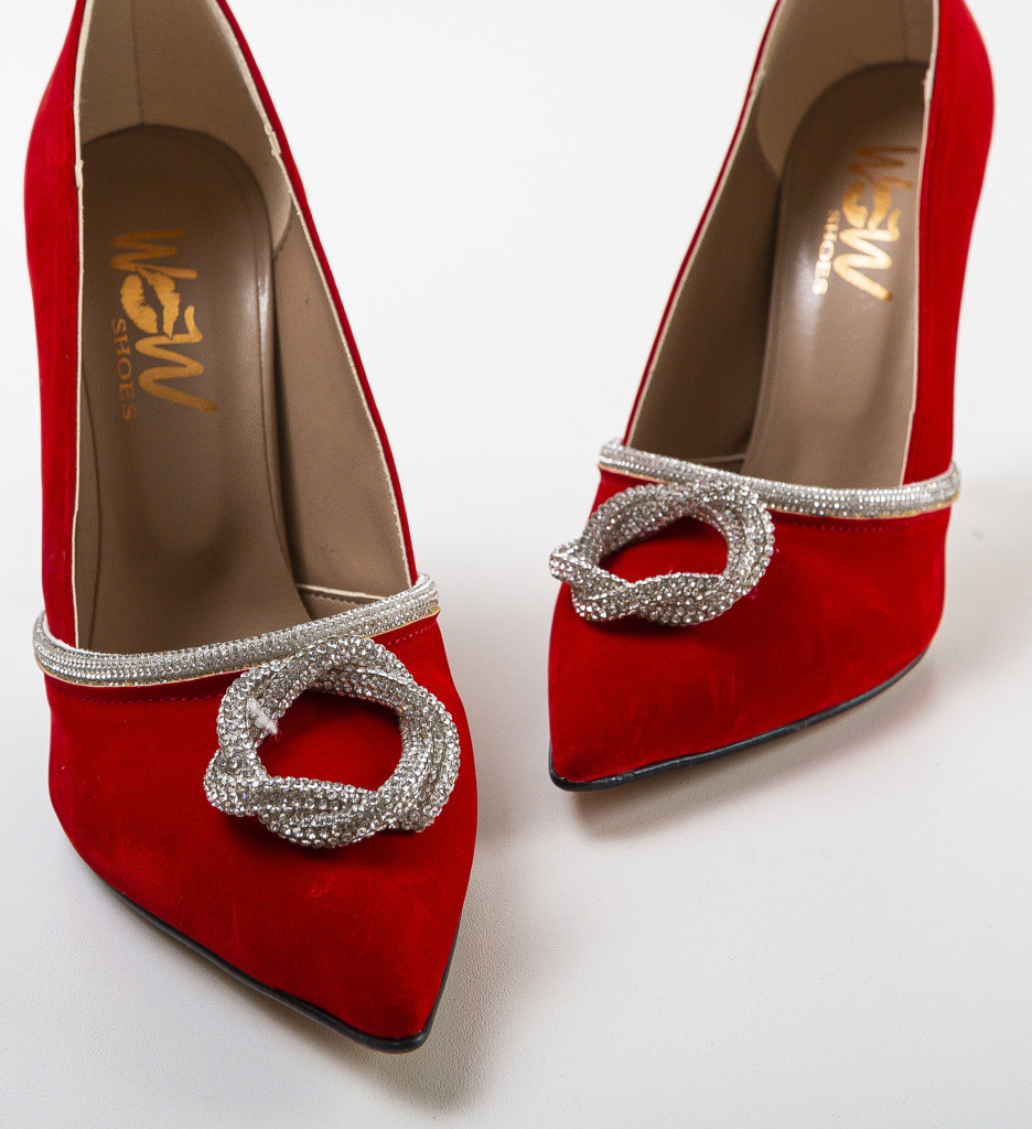 Pantofi Raga Rosii cu Toc - Eleganță și Stil - imagine 6