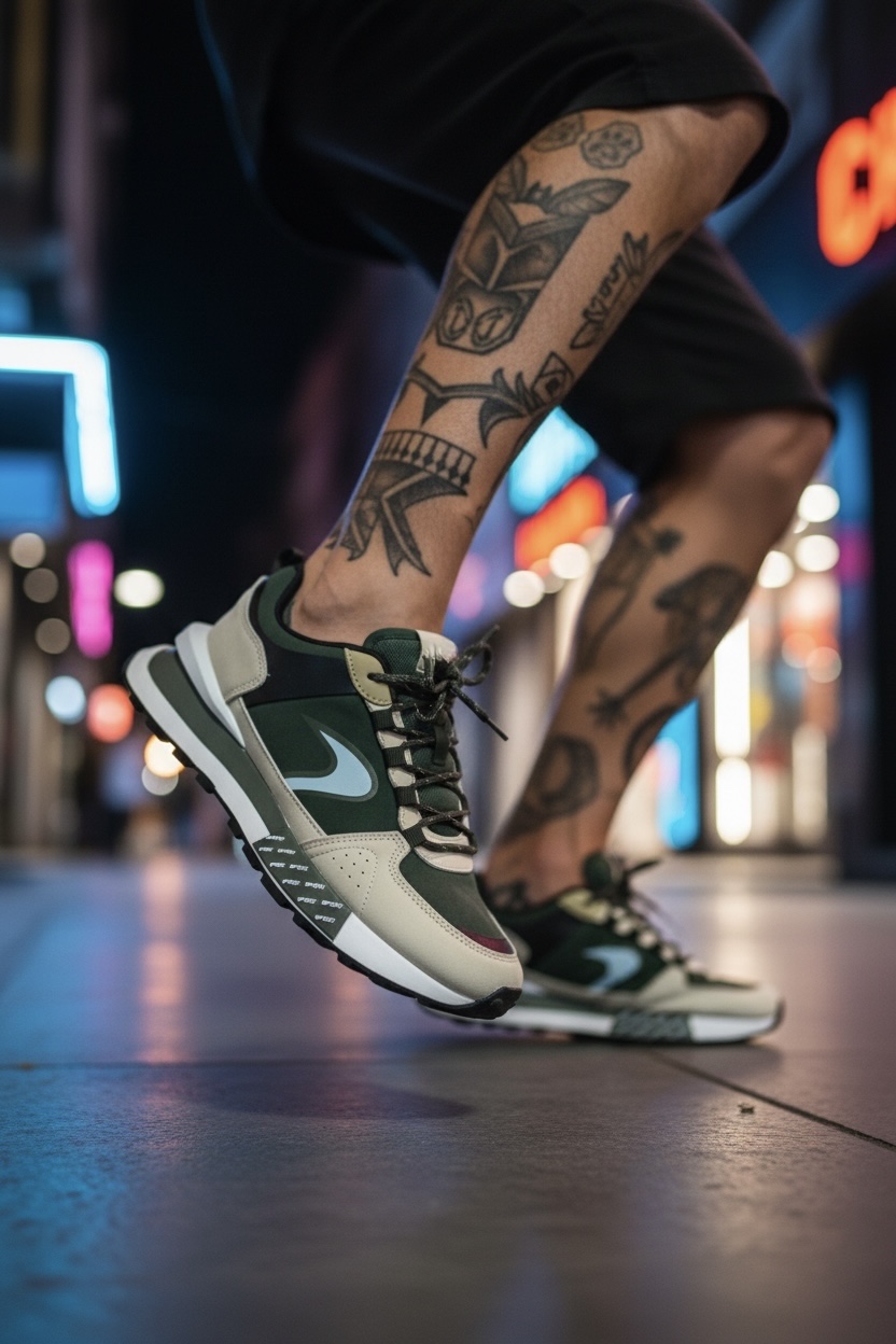Adidași Casual Bărbați Kaki | Confort Maxim