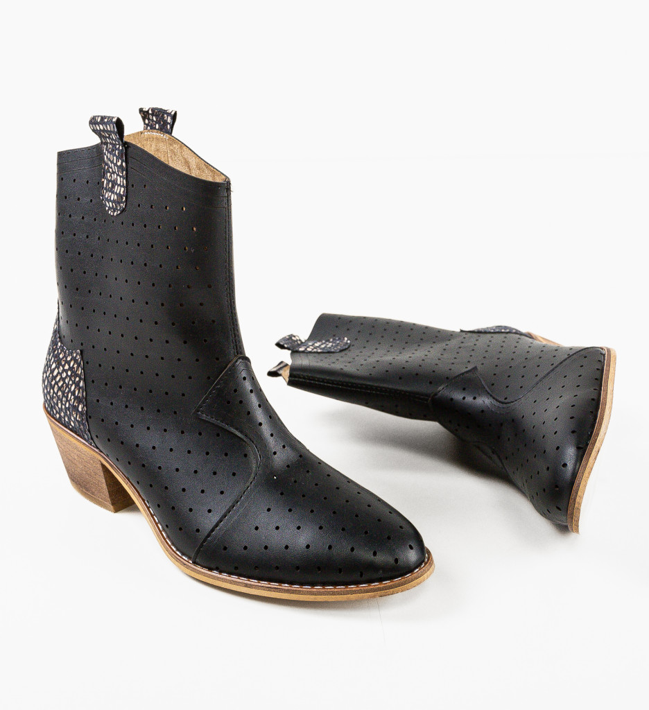 Botine Dama Mixdor Negre - Eleganță și Stil - imagine 7