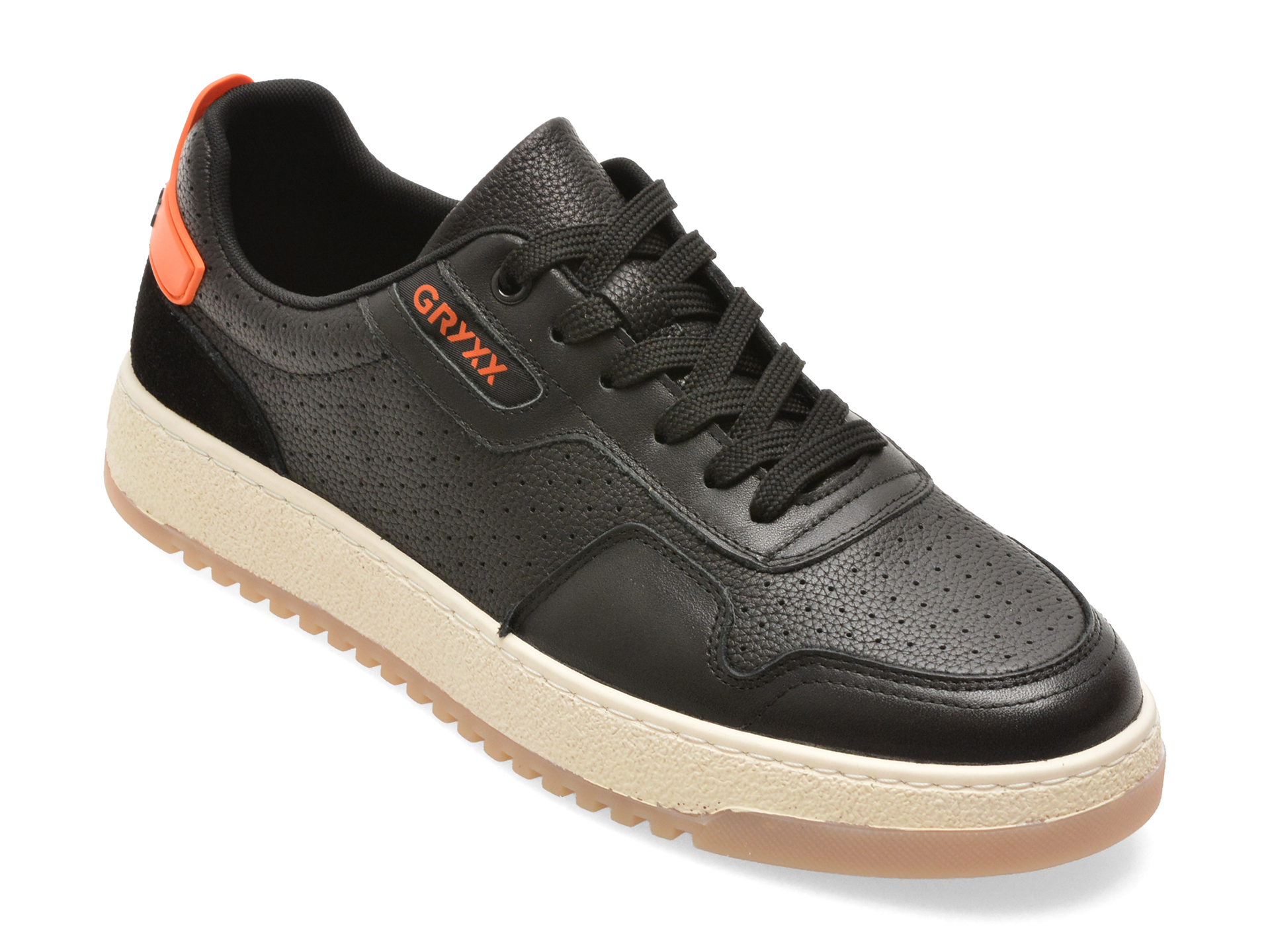 Pantofi sport GRYXX negri din piele naturală