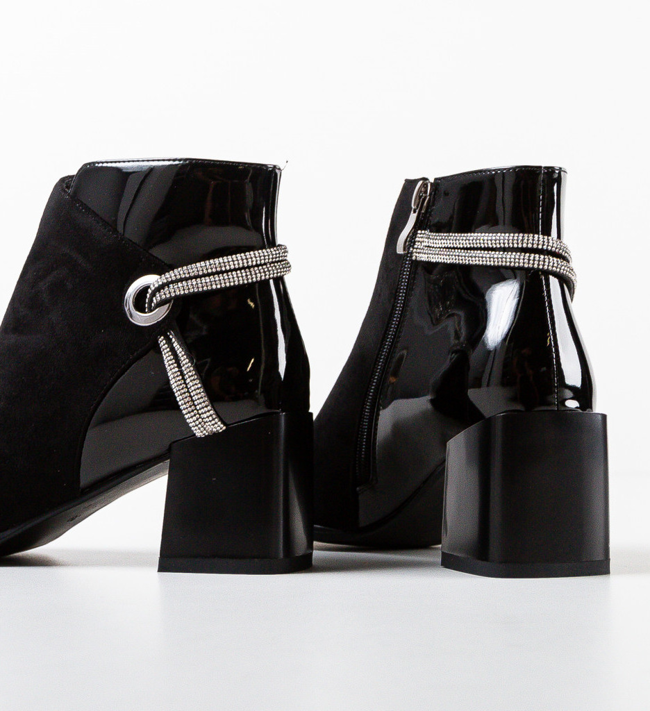 Botine Dama Miley Negre - Eleganță și Confort - imagine 5